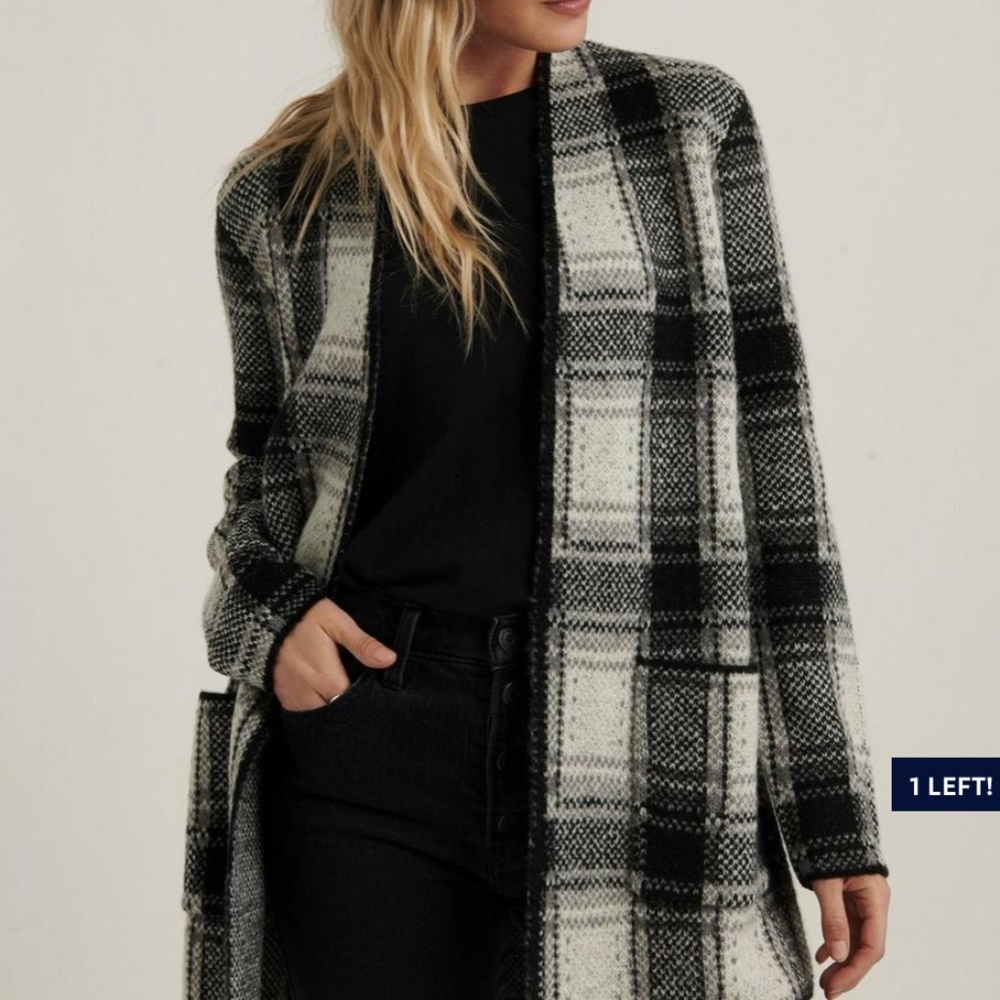 Lucky Brand Plaid Cardigan - Like New